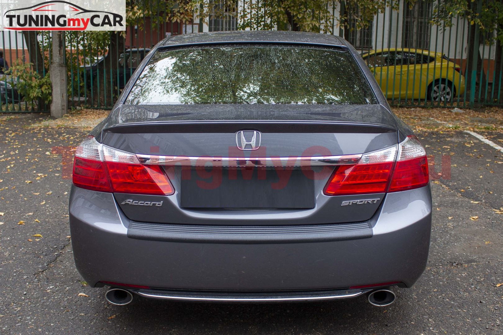 Накладка на задний бампер Honda Accord IX (седан) 2012-2015